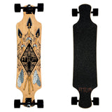 Atom Drop Deck Longboard - 39 Inch (Bamboo Tiki)