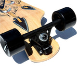 Atom Drop Deck Longboard - 39 Inch (Bamboo Tiki)