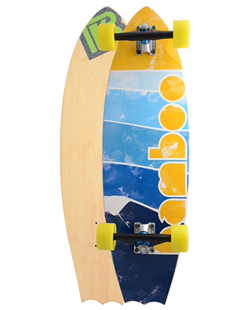 LINED UP - BAT TAIL LONGBOARD